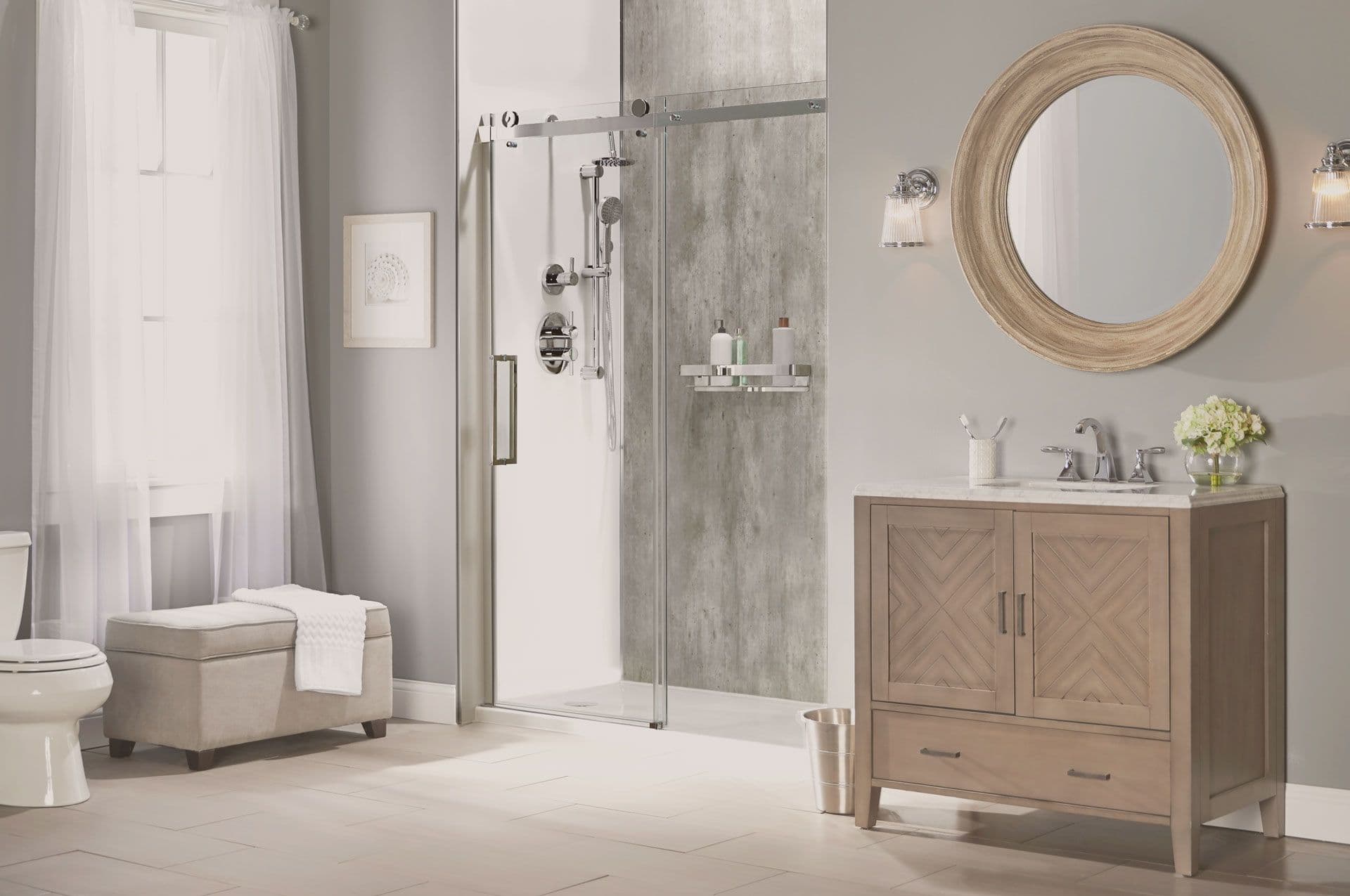 Tub-to-Shower Conversion