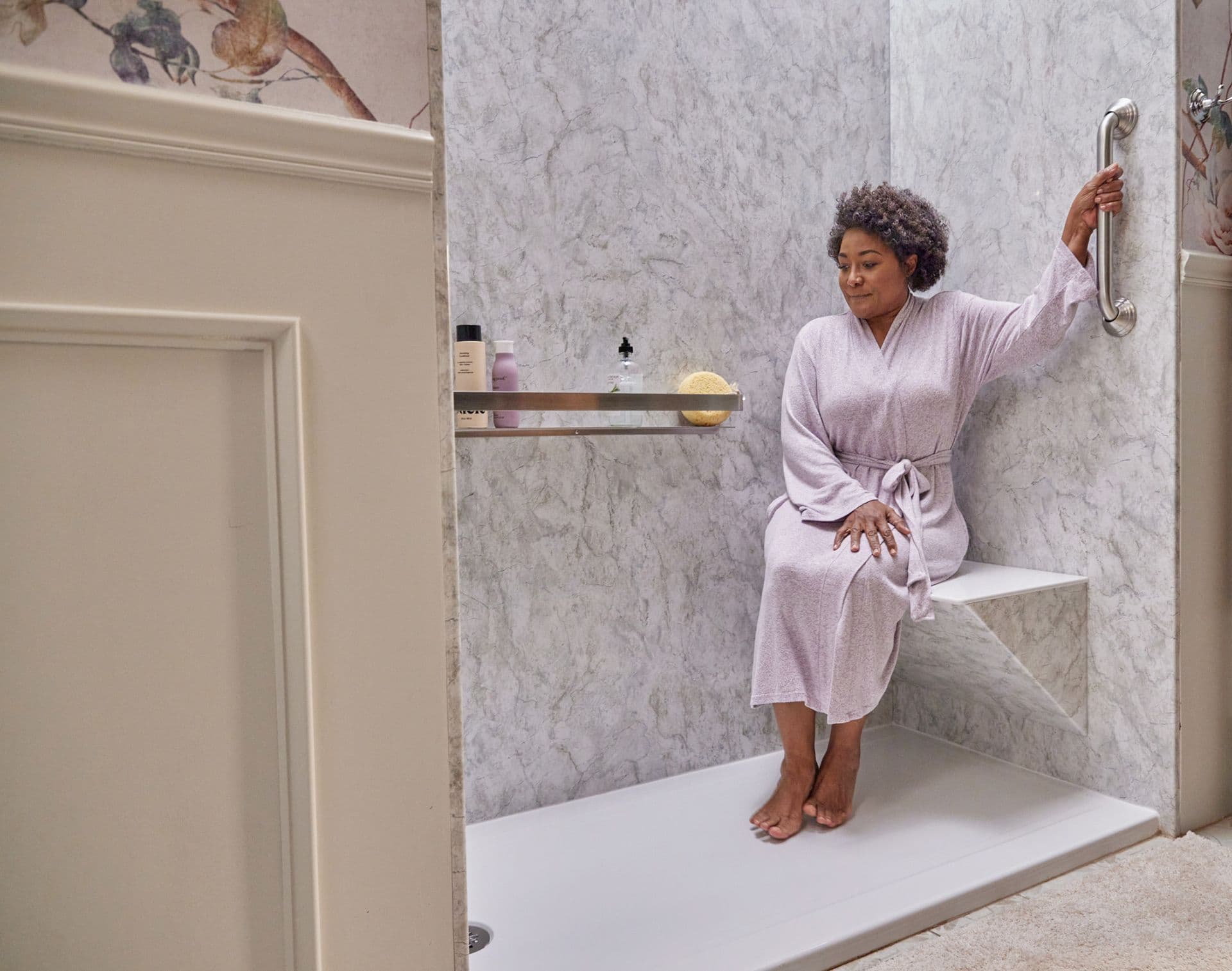 Tub-to-Shower Conversion